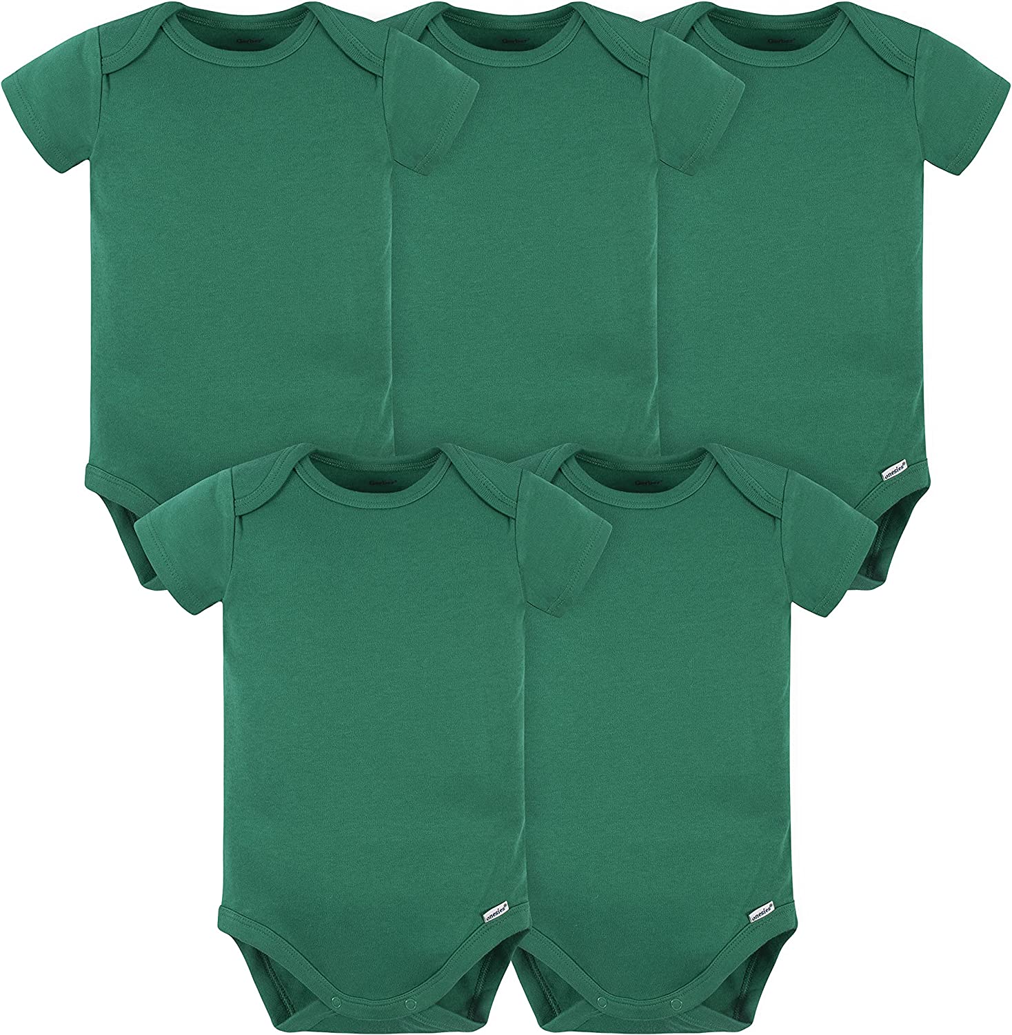 230816074427447_1 Gerber Unisex-Baby 5 Pack Onesies Multi-packs Bundle Interlock 180 Gsm - Image 1